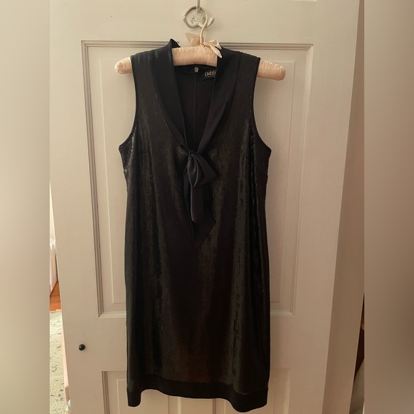 black sequin maternity cocktail dress - Picture 1 of 1